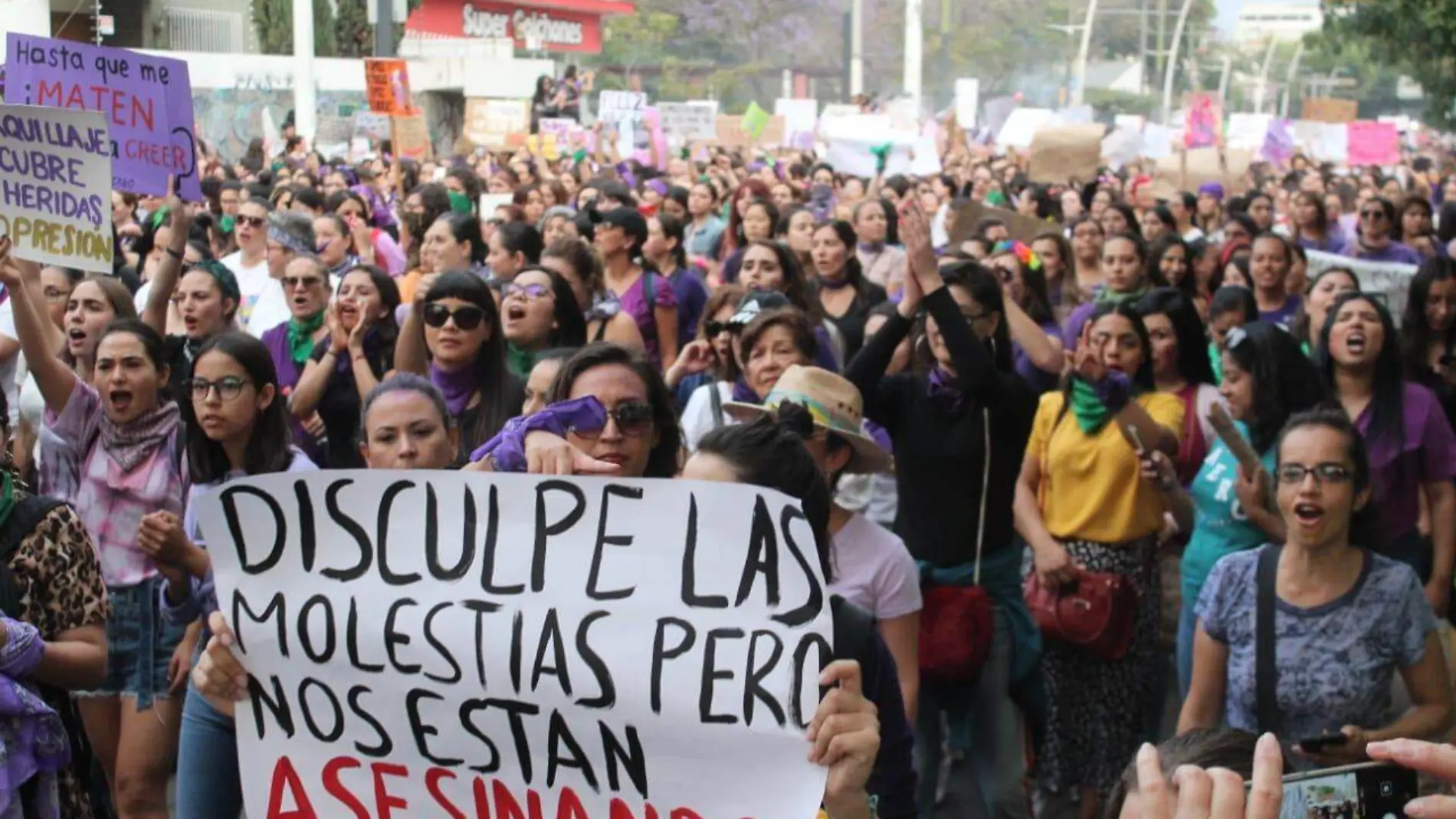 Marcha feminista Jalisco